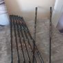 Dunlop golf clubs and bag with stand. Right handed clubs. Image 10