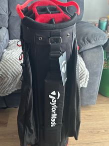 TaylorMade Pro Cart Golf Bag Black/Red