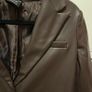 brown leather blazer Image 6
