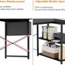 NEW SALE | L Shaped Desk 100CM Computer Desk Study Office Desk Gaming Desk Writing Table With Bookshelf Reversible Corner Desk For Home Office Studio Workstation Image 5