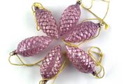 Vintage Inge Glass Christmas tree decorations