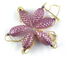 Vintage Inge Glass Christmas tree decorations