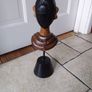 Vintage Wooden Sculpture of A Faceless Woman Image 2
