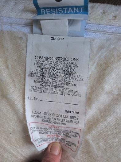 Cot mattress