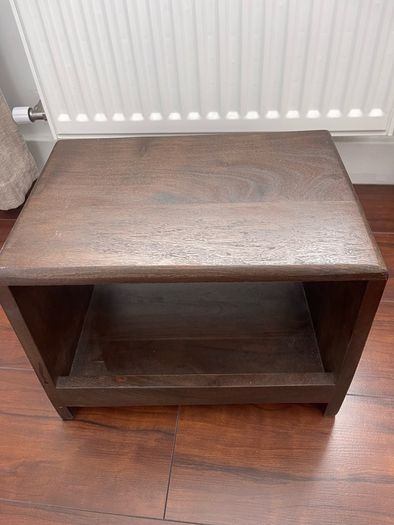 Low wood side table
