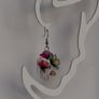 Vibrant Poppy Blossom Watercolour Earrings Image 9