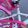 Girls 16" Unicorn Bike with stabilisers, by Dino Bikes Image 7