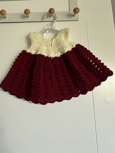 crochet baby dress headband and little socks