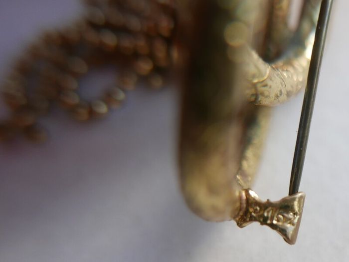 Vintage Gold Tone Brosche