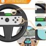 FREE EXPRESS SHIPPING Sports Family Party Pack Accessories Bundle designed for Nintendo Switch and OLED Console Games with Tennis Badminton Rackets, Controller Grips, Wheels & Wrist Dance Bands - With Carry sack Image 4
