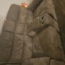 Two seater console sofa with cup holders Image 2