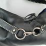 new 9 West handbag &purse blue silk lining tag attached Image 4