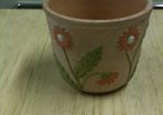 Peach Pottery Jar