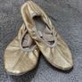 Gold ballet dancing shoes  size 29 Image 4