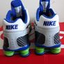 Nike Shox Running Size UK-5.5/EUR-38.5 318084-142 White/Poison Green/Royal Blue-2007 Image 4