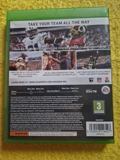 Madden NFL 17 Xbox One Games Original