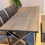 New Dining Table Set with Bench & 4 Chairs - 8 seater Image 4
