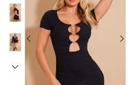 PLT purple keyhole mini dress Sz 8UK - Bnwt - Rrp 25