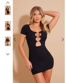 PLT purple keyhole mini dress Sz 8UK - Bnwt - Rrp 25