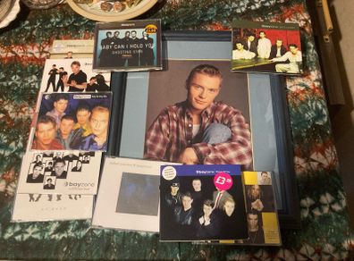 Ronan keating signed framed print free postage