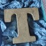 Initial T brass paperweight Image 3