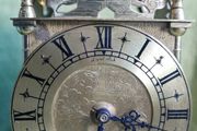 Vintage Lionel Peck Brass Lantern Clock (the clock works well and keeps time)