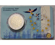 Belgium 2 Euro Base Metals Brilliant Uncirculated Coin 2024 - EU Presidency - 2 Euro Commemorative Coin