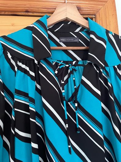 M&S collection striped ladies top