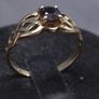 Vintage Fully Hallmarked Gold Garnet Ring Birmingham  Size 57 Image 2