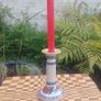 Beautiful Nicholas Mosse Tall Candlestick in the Popular but Discontinued Kilfane Rose Pattern, Circa 1996-2004, Number One of Two Available Image 8