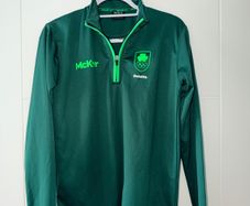 New Team Ireland Paris 2024 Olympics Unisex Quarter Zip Training Top - size small