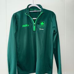 New Team Ireland Paris 2024 Olympics Unisex Quarter Zip Training Top - size small