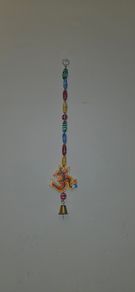 Decorative Om Hanging with Beads & Bell