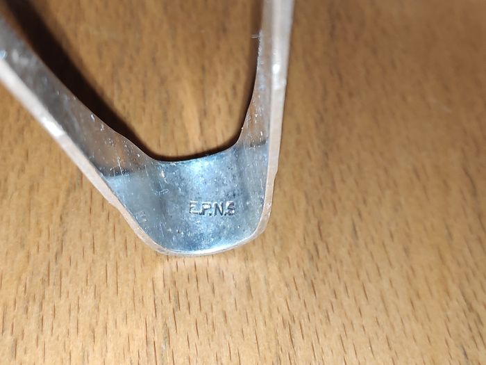 EPNS sugar tongs, L 10,5 cm