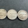 3 Silver Florin coins Ireland Image 2