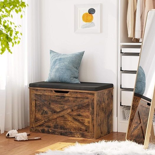 New Padded Shoe Storage Bench - FREE P&P