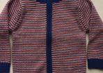 Stripe Boys Knitted Zippy