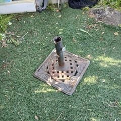 parasol base cast iron