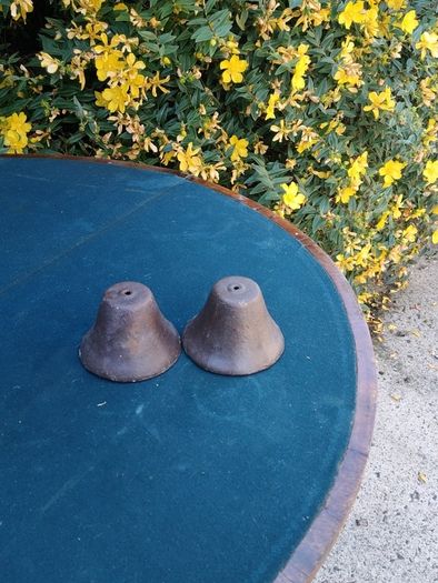 2 x cast iron bell housing