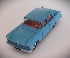 Diecast Vintage Dinky Toys Opel Kapitan - Good Repaint by Seller/No Box
