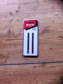 Planer blades.