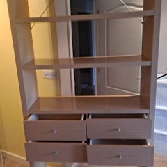 shelves with drawers