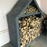 Handmade, sturdy wooden Log storage storage unit for garden or garage Image 2