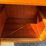 Retro Vintage mid -century Meredew oak bedside cabinets c1960s Image 8
