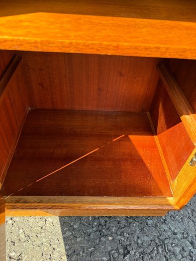 Retro Vintage mid -century Meredew oak bedside cabinets c1960s