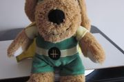 Harrods London Superhero Dog Puppy Plush