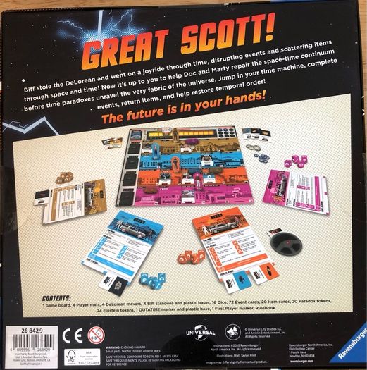 Back to the Future-Dice Through Time -Boardgame