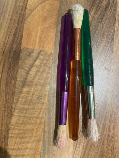 Paints and paint brushes