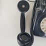 1970s black rotary dial telephone PROP Image 6