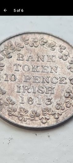 1813 George III, Irish 10p silver